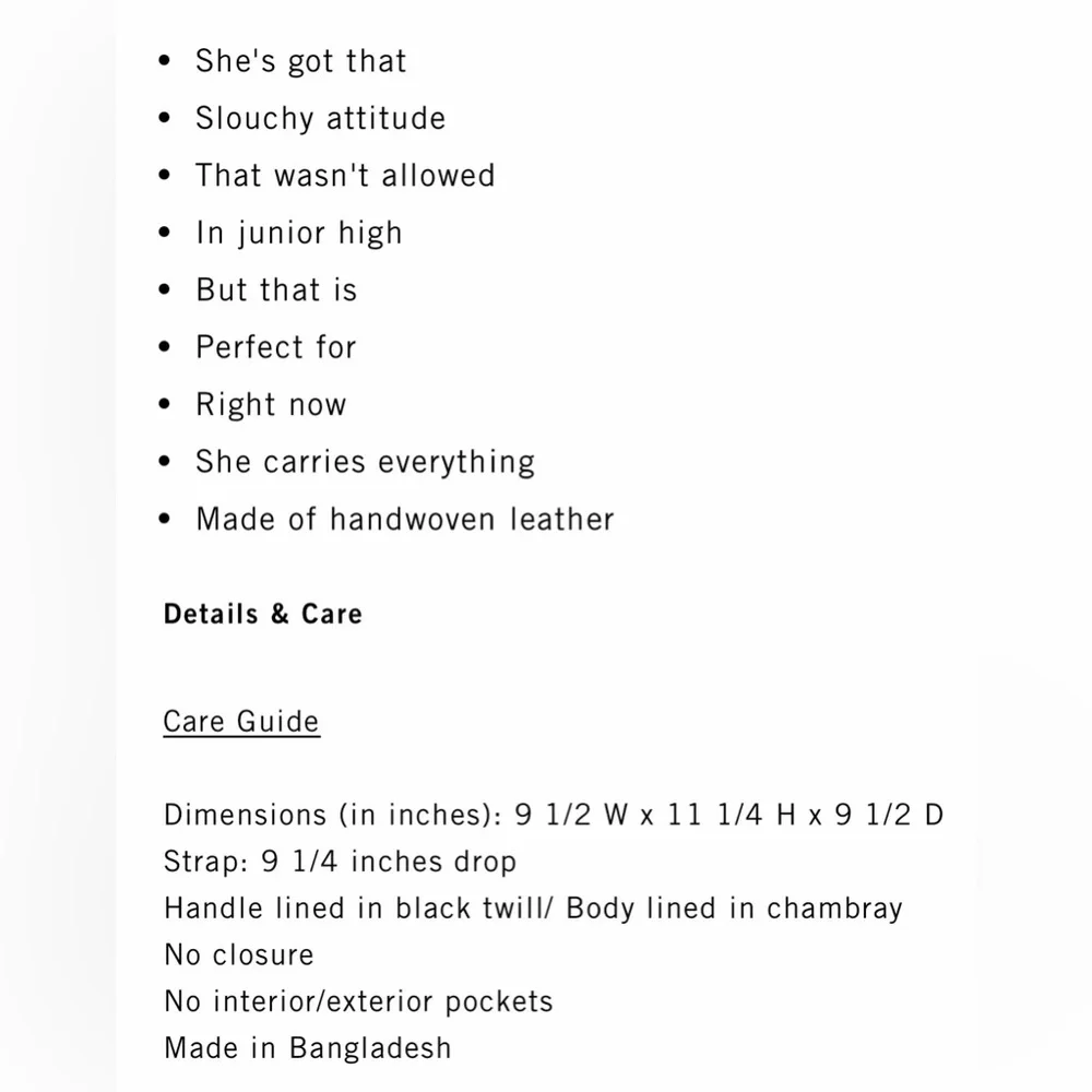 Clare V. Black Woven Leather Shoulder Bag - Picture 8 of 8